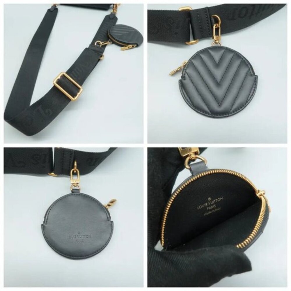 100% Authentic Louis Vuitton New Wave Black W/P Leather Satchel - Picture 10 of 12